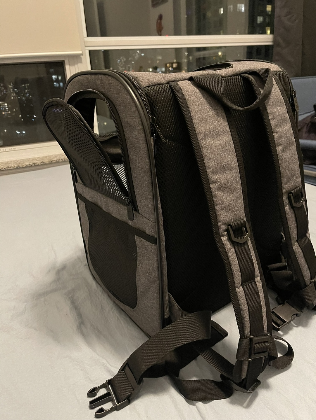 Pet Carrier Backpack - Grey - photo 3