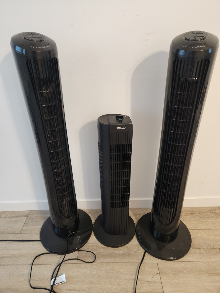 Three Tower Fans