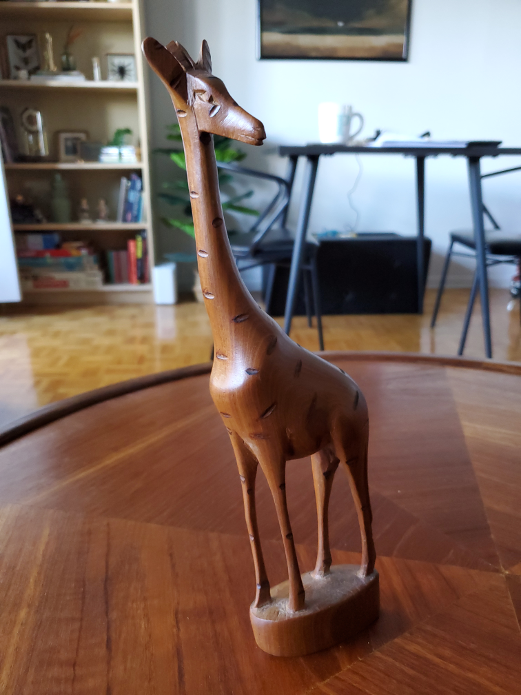Teak Giraffe