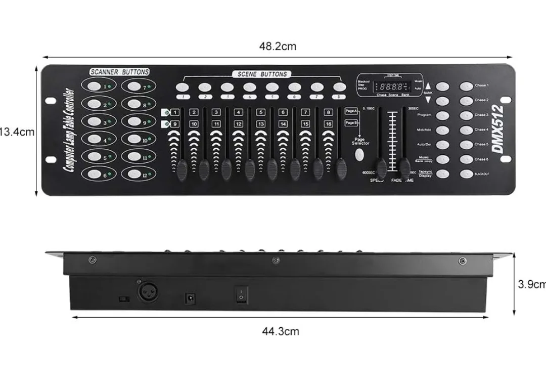 DMX 512 Light Controller with Polarity, 30 Banks of 8 Pro image indicator(9)