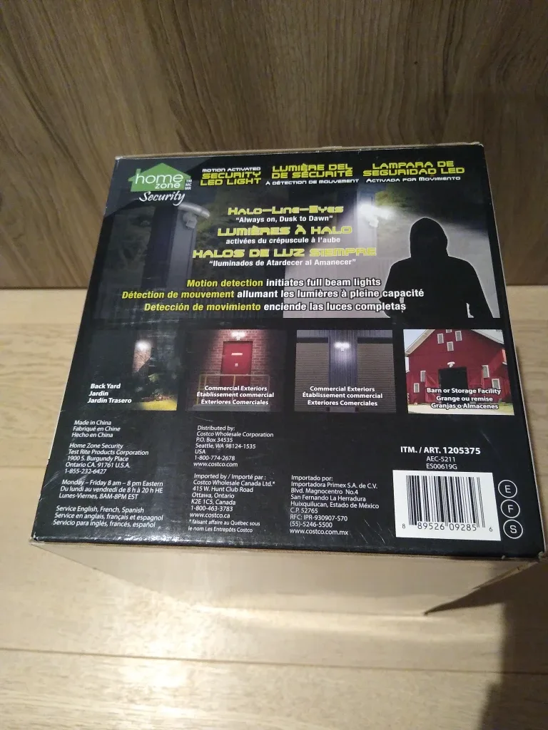 Brand New! LED Motion Activated Security Light image indicator(2)