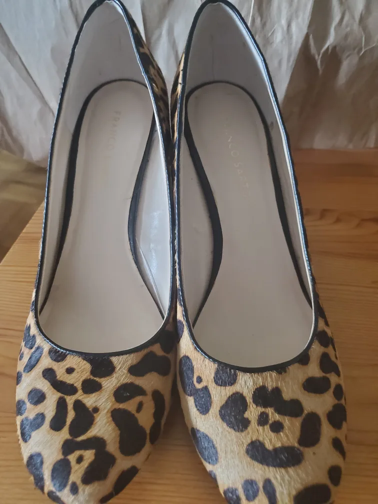 Franco Sarto Leopard Print Wedge Heels image indicator(4)