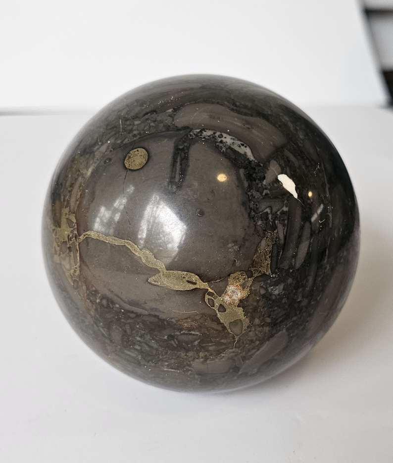 Assorted Polished Stone Spheres and Amethyst Cluster - photo 3