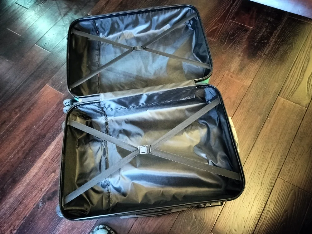 Teal Carry-On Suitcase 16" x 10" x 24" image indicator(3)