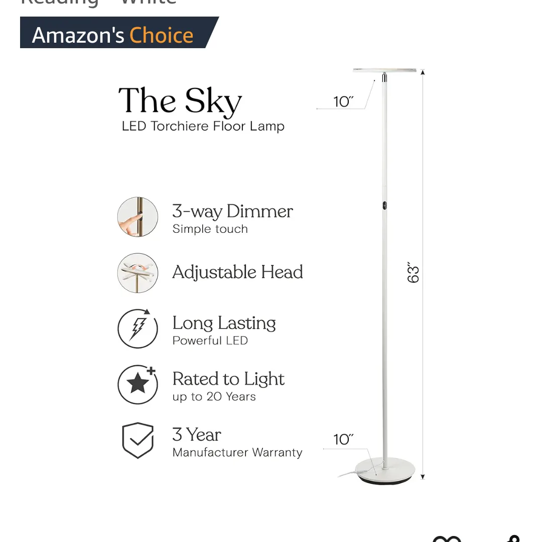 Super bright LED Floor Lamp image indicator(5)