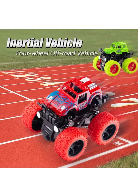Monster Truck Toys - 4-Pack of Pull-Back Vehicles image indicator(6)