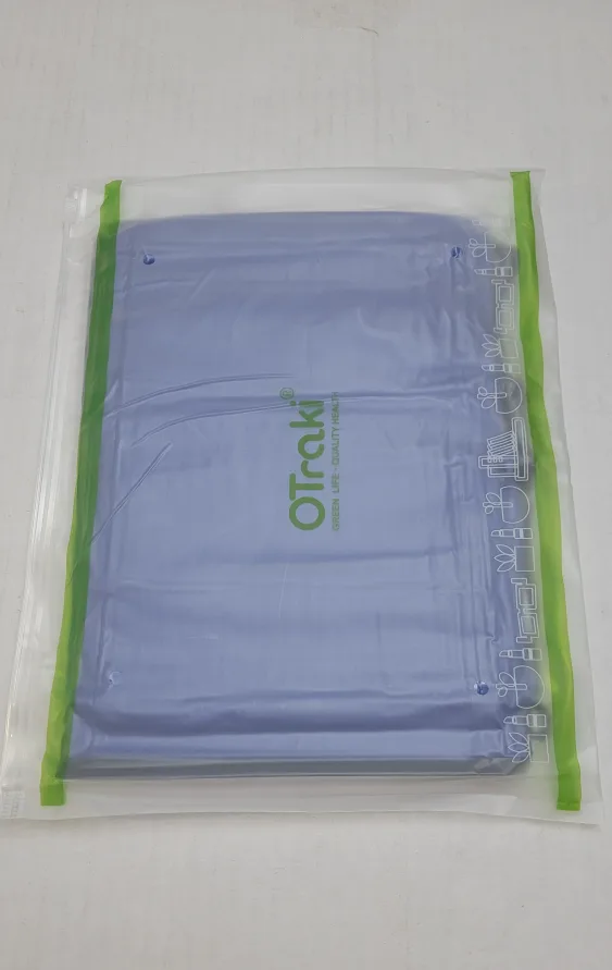 OTraki 2-Pack Heavy-Duty Laundry Bags 28x45in (Blue & Black) image indicator(9)