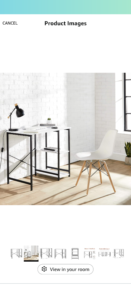 Desk with shelves - photo 3