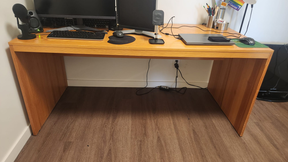 Large Wooden Desk - photo 2