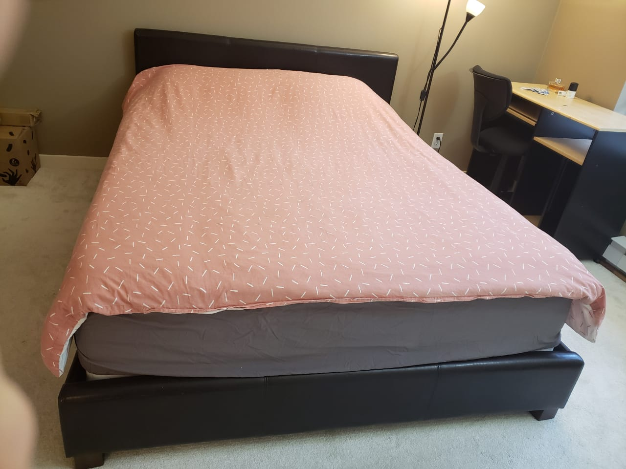Queen Size Bed Frame & Spring Box + Mattress - photo 3