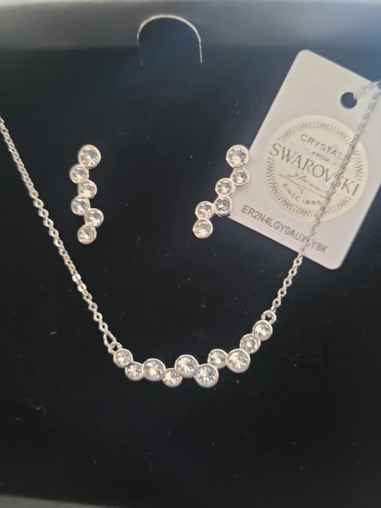 Swarovski Nic & Syd Necklace and Earring Set image indicator(2)