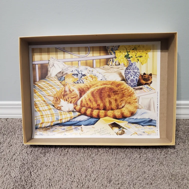 Cobble Hill 1000-Piece Puzzle - Sleeping Cat image indicator(5)