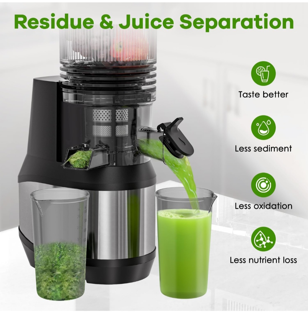Ultraslim 350W Slow Juicer -  High Juice Yield, 6.2" Feed Chute - photo 5