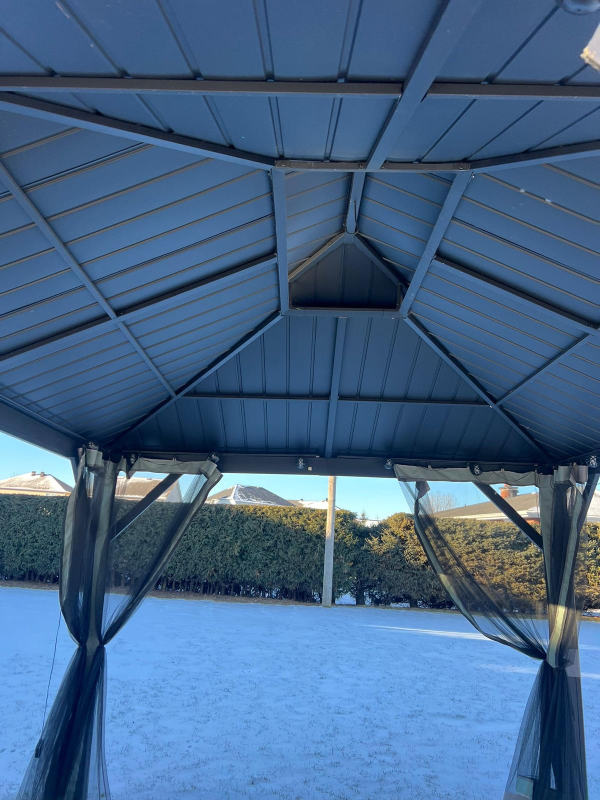 Outdoor Gazebo with Curtains - photo 4