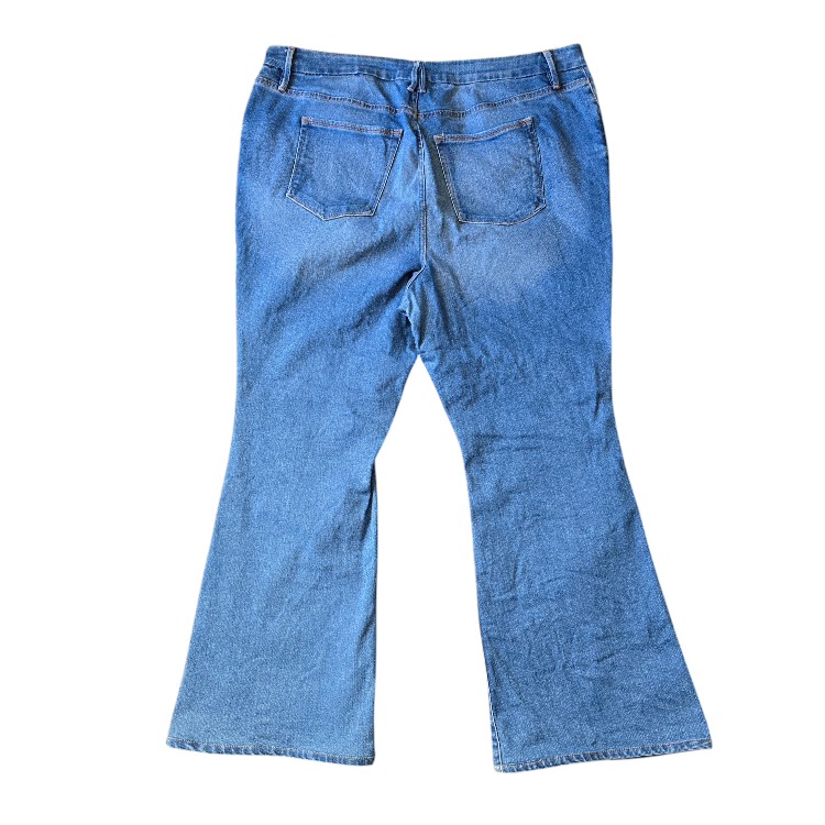 Good American Size 22 High-Waisted Flare Jeans - photo 2