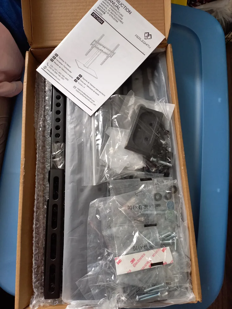 Perlesmith Tabletop TV Stand PSTVS04 - Adjustable Height image indicator(3)