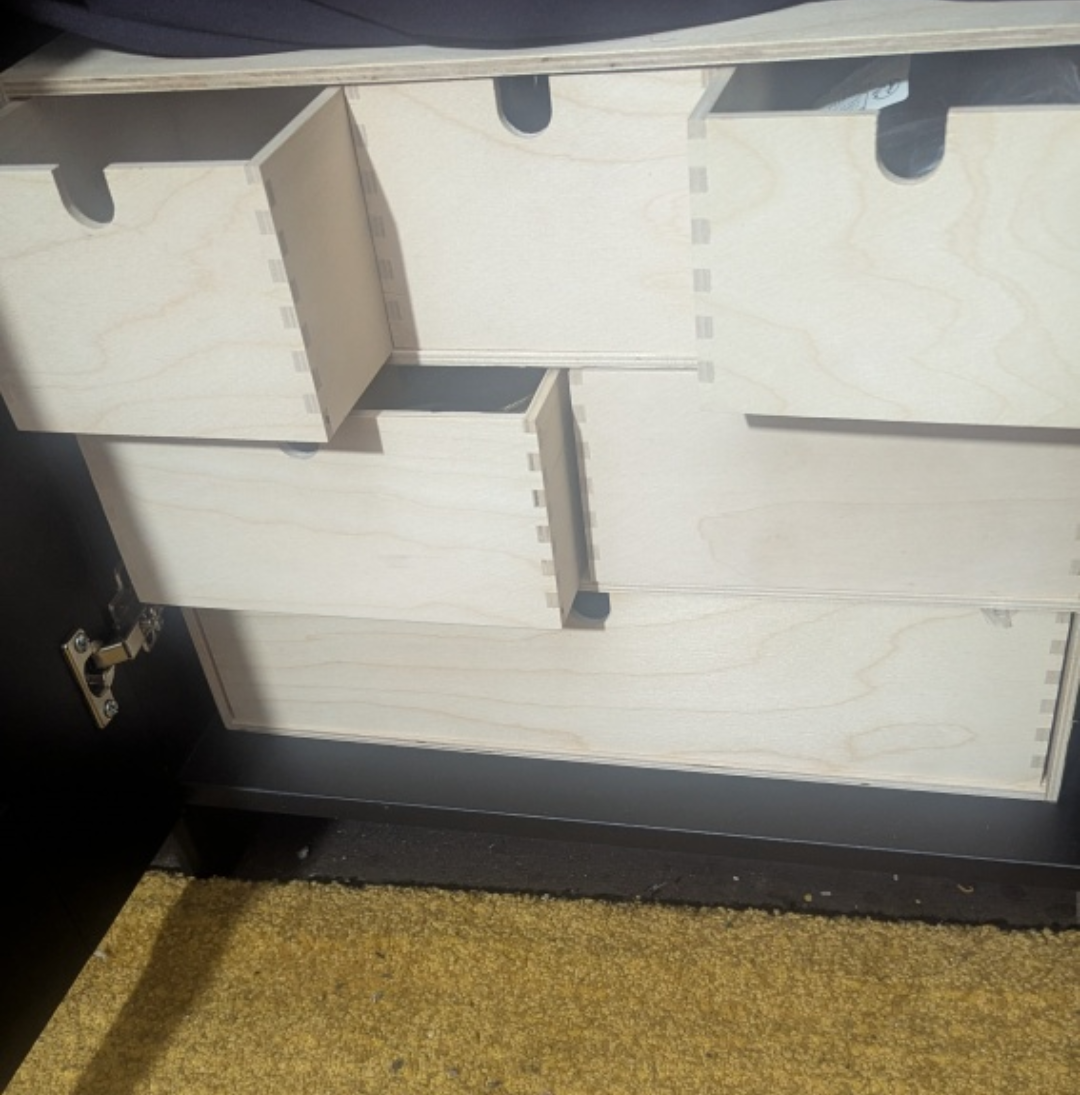 IKEA MOPPE Mini Chest of Drawers Birch Plywood - photo 2