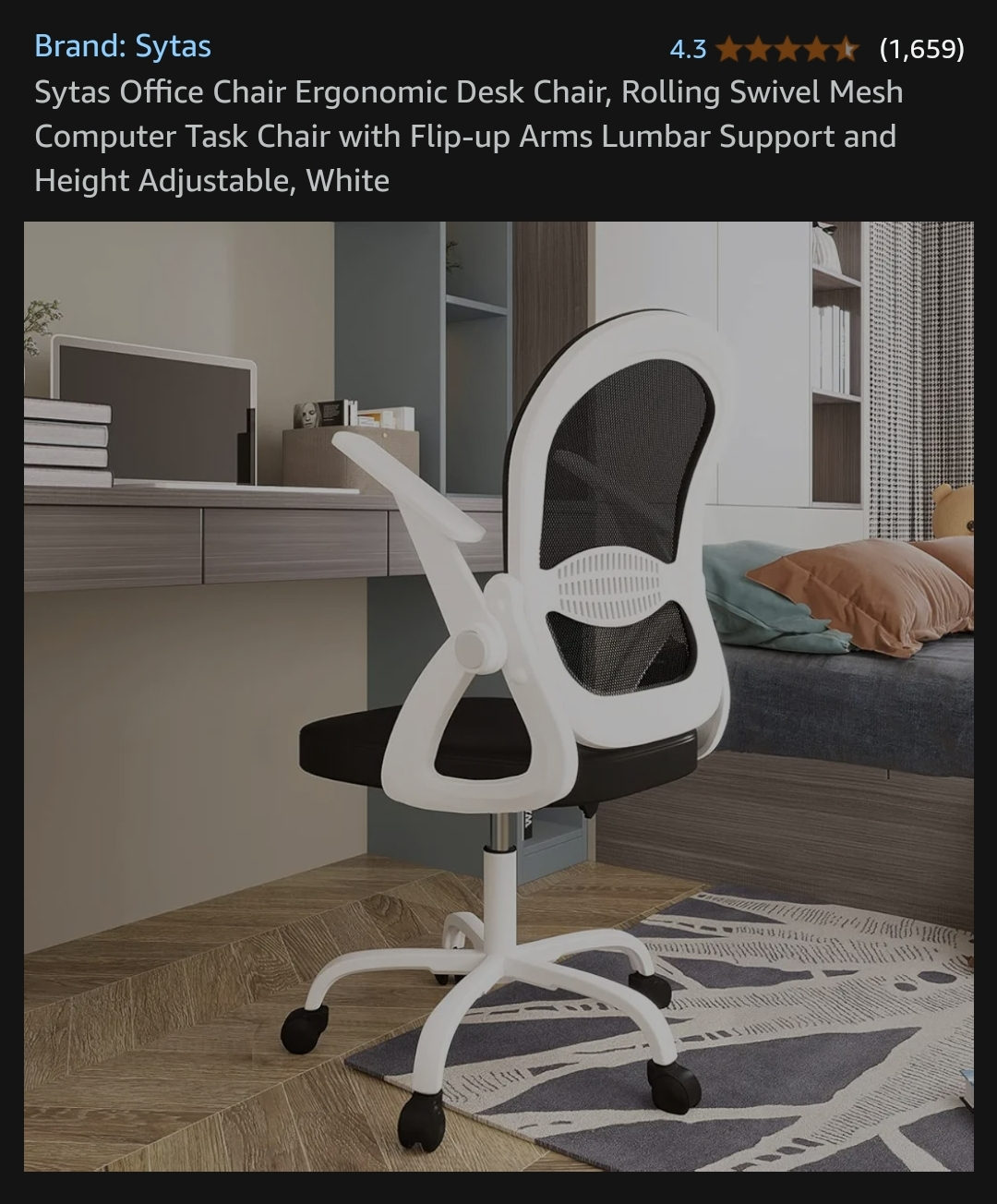 Sytas Office Chair, White