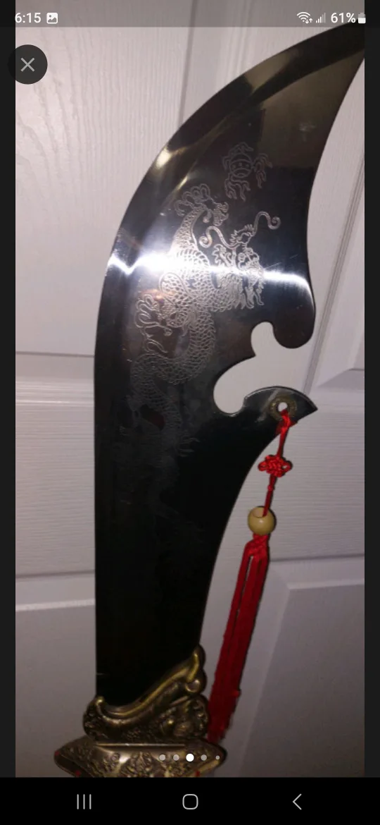 cosplay Chinese Guan Dao (halberd) decoration image indicator(3)