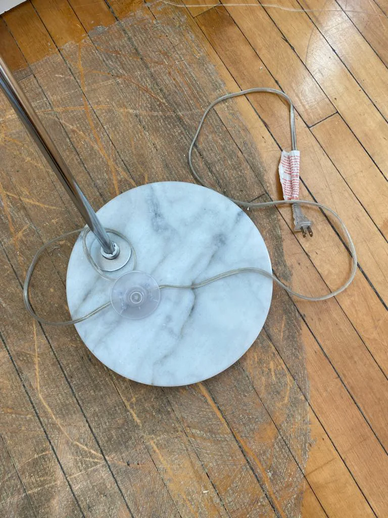 Gorgeous standing lamp with crystal beads image indicator(3)