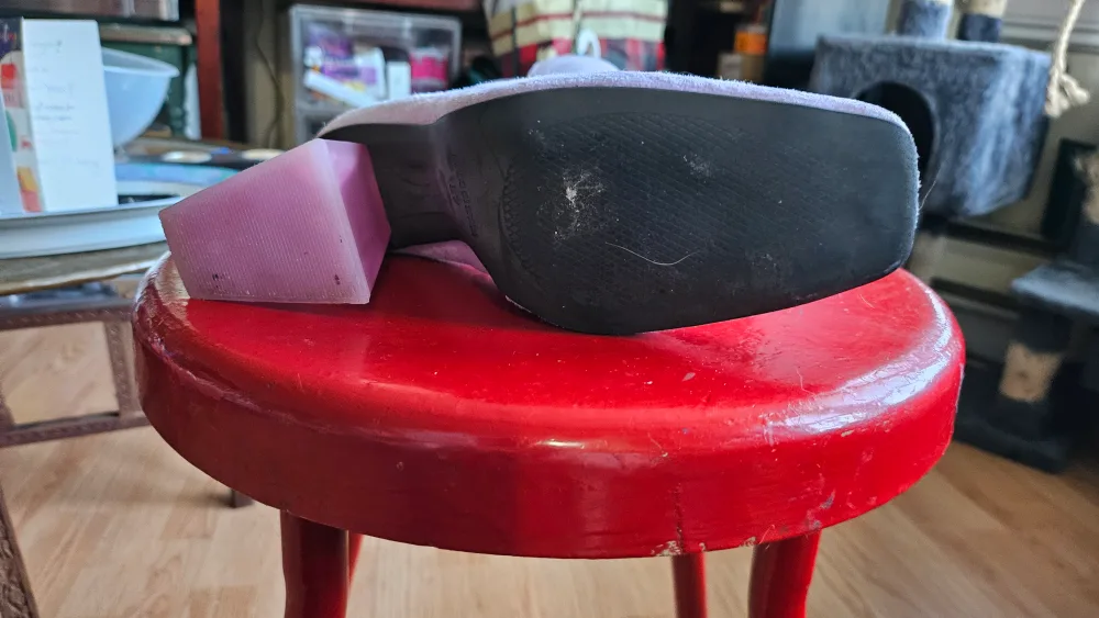 MAKE OFFER: L'Intervalle Lilac Above-Ankle Suede Boots image indicator(7)