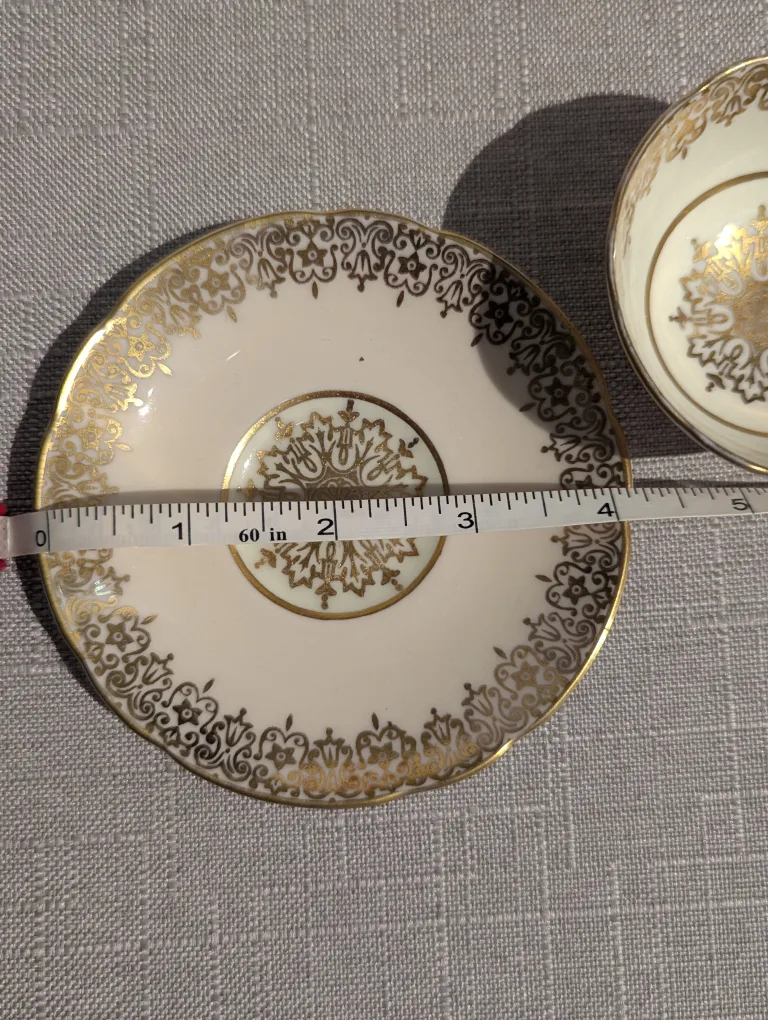 Vintage Paragon Fine Bone China demitasse teacup and saucer image indicator(4)