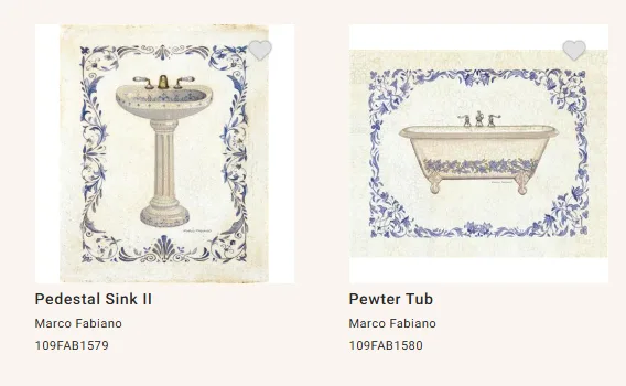 Framed Art Print - Pewter Tub image indicator(7)