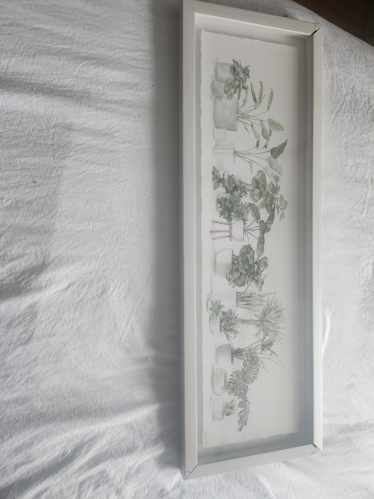 Framed Botanical Print - Greenery Wall Art