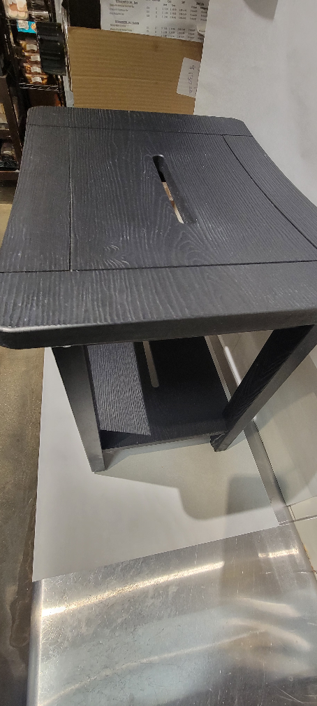 Black Shower Bench with Shelf 🏈 - photo 5