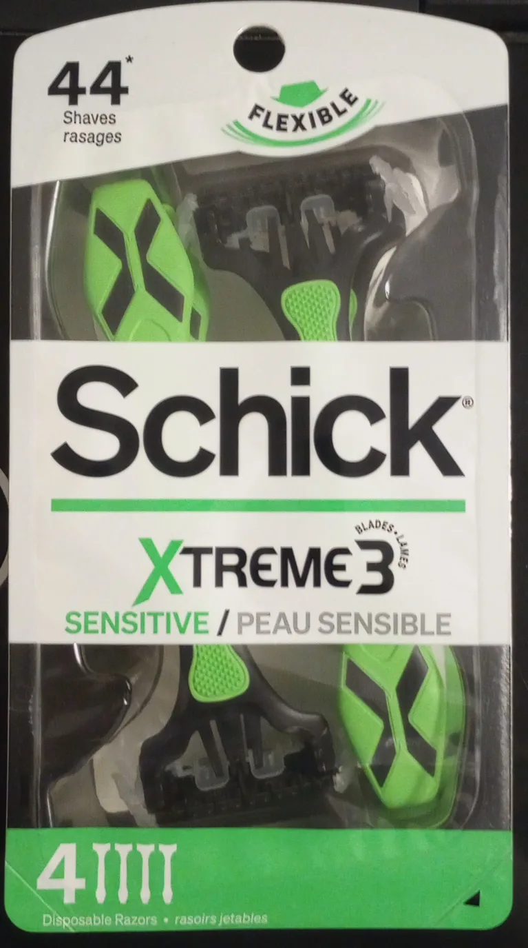 Schick Xtreme 3 Sensitive 3-blade 4 pack thumbnail