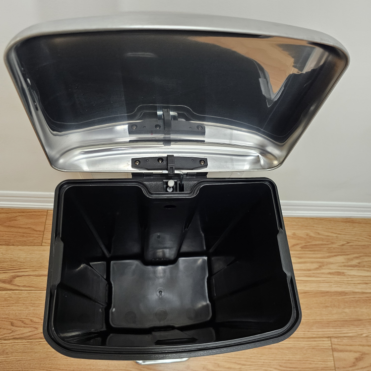 Songmic Stainless Steel Step Trash Can - photo 4