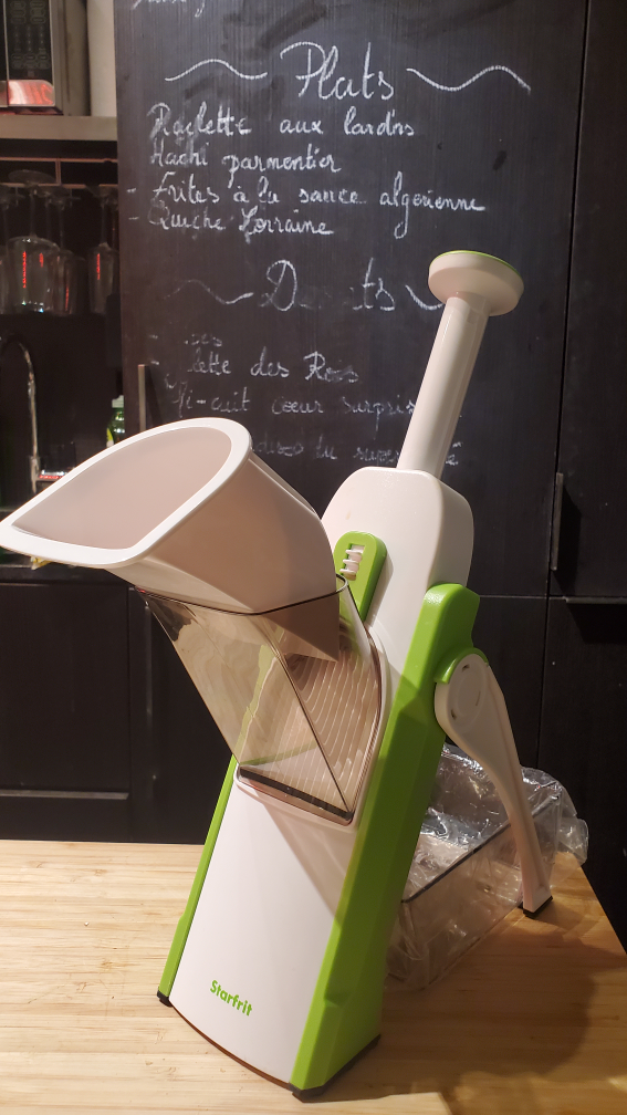Starfrit Pump N' Slice Vegetable Slicer