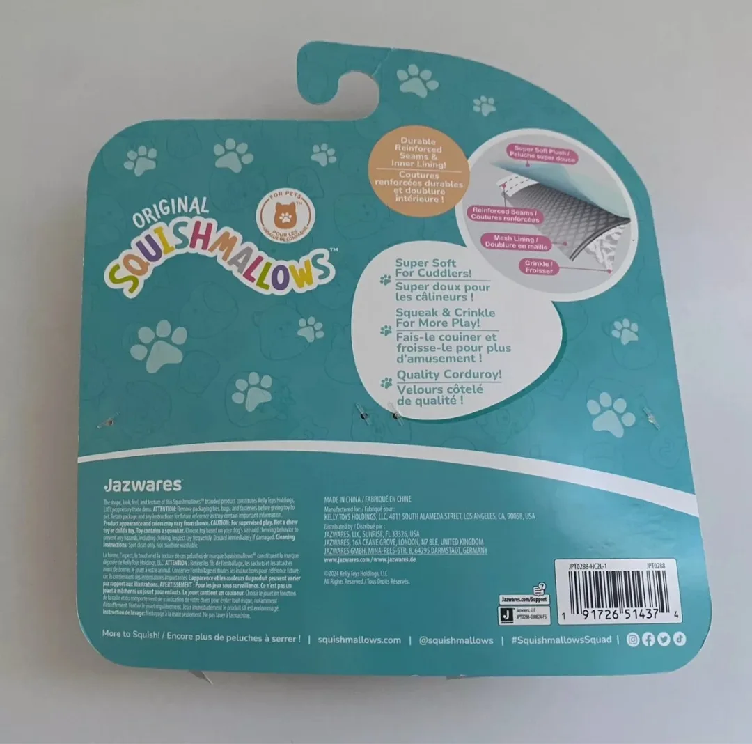 New Squishmallows Squeaky Dog Toy image indicator(7)