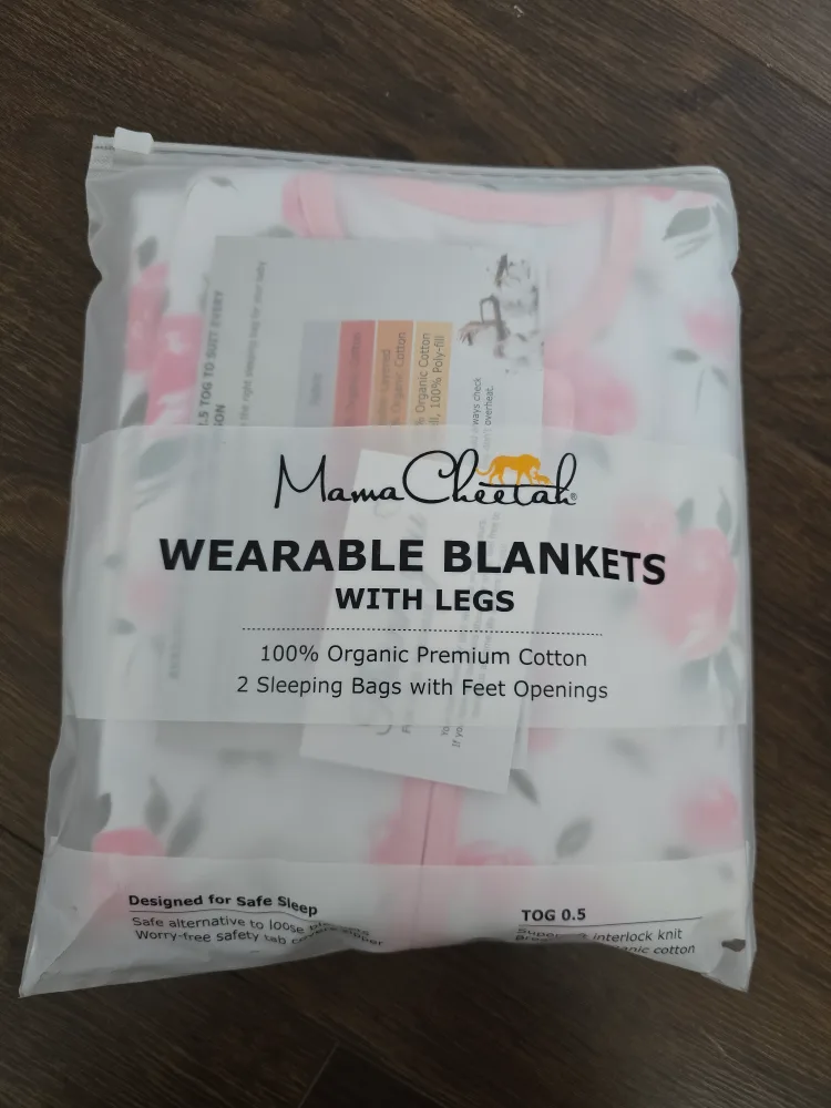 [BRAND NEW] Toddler Sleep Sack with Feet 3T-4T - Organic Cotton image indicator(4)