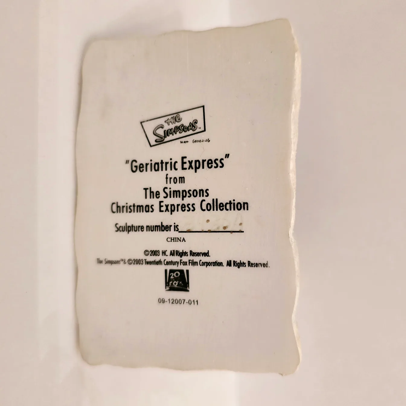 The Simpsons Christmas Express Train “Geriatric Express" image indicator(9)