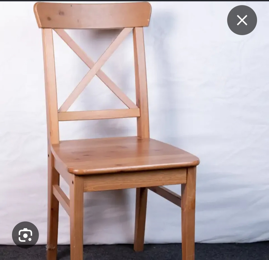 2 IKEA Ingolf  Wooden Chair