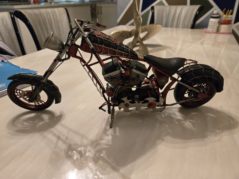 Spiderman Metal Chooper Motorcycle Model - photo 2
