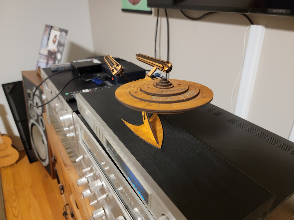 USS Enterprise NCC-1701 Laser Cut Wooden Model Kit - photo 5