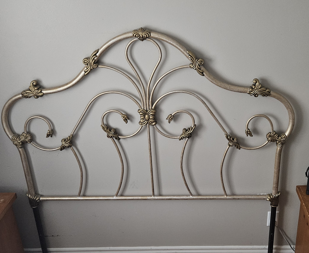 Ornate Metal Headboard