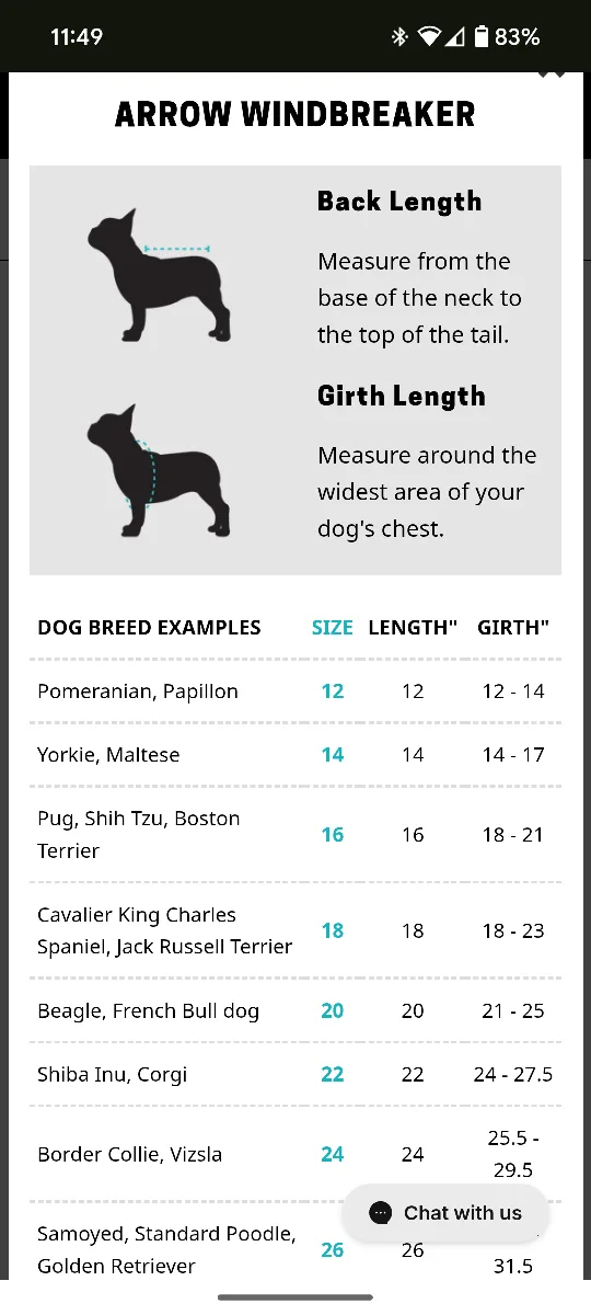 Woof concept windbreaker jacket dog size 24 Navy & reflective image indicator(9)