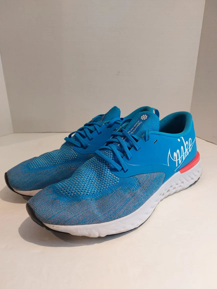 Nike Odyssey React 2 Flyknit Light Blue Running image indicator(2)