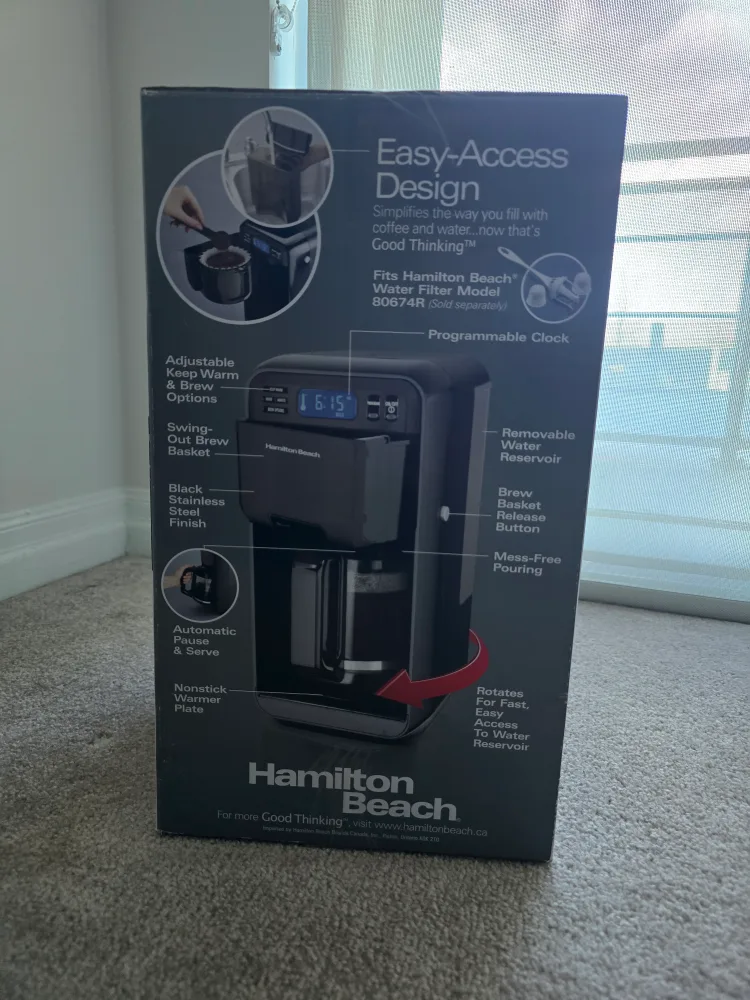 Hamilton Beach Elite 12-Cup Programmable Coffee Maker image indicator(2)