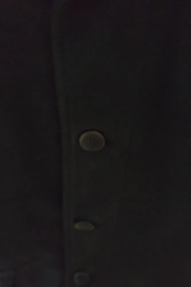 Men's greenish black wool blend overcoat BENETTON🇮🇹 image indicator(2)