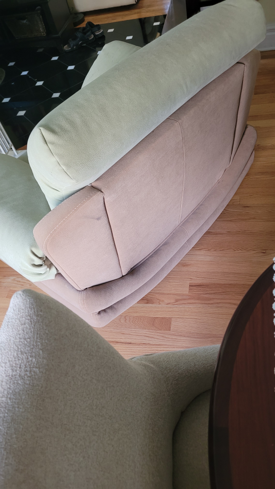 Comfortable Armchair - Two-Toned Beige and Green - photo 3
