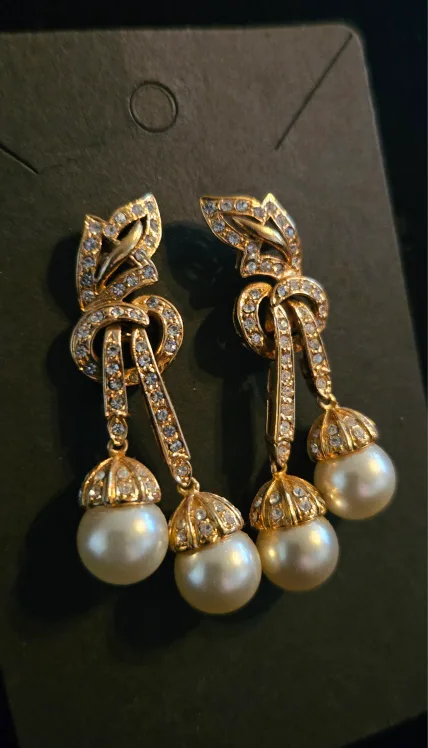 Vintage Bridal Earrings 👰‍♀ image indicator(6)