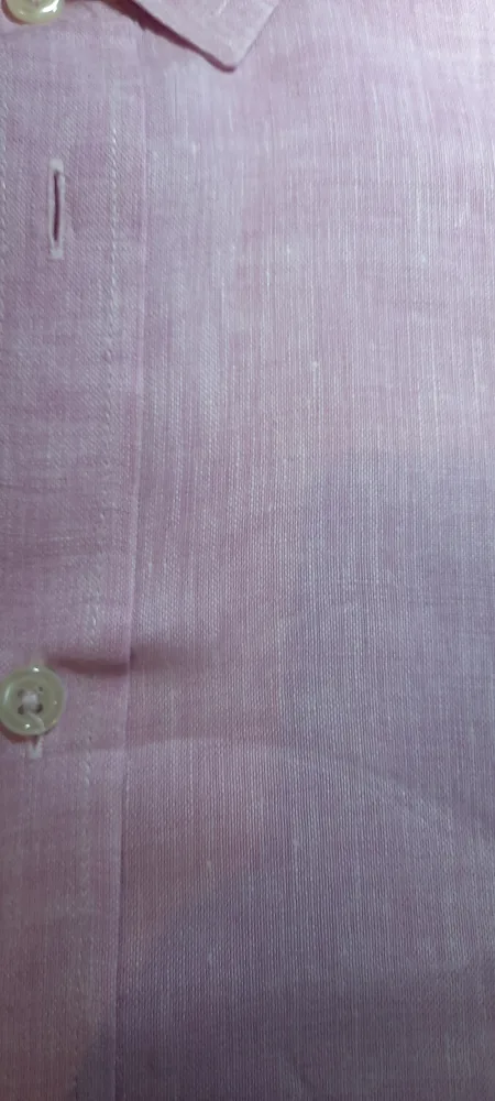 Men's Pink Sand Jeans Lavato Dress Shirt - Size 44 image indicator(3)