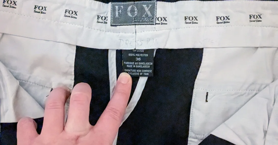 Mens dress pants ×5 (Sz 31 to 36) image indicator(7)