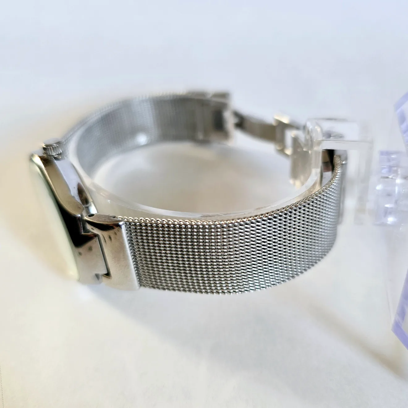 Disney Parks Exclusive Metallic Silver Mickey Watch image indicator(6)