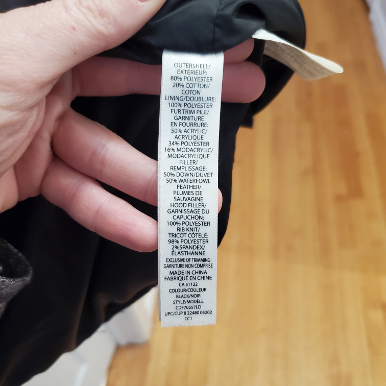 Winter Down Filled Jacket, Ladies, Size XL. Canadiana. Like New. - photo 4