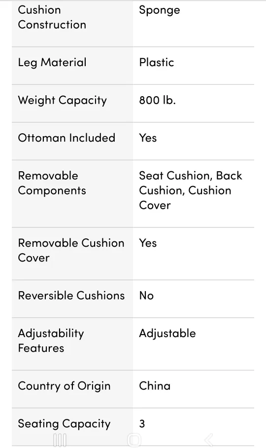 Ebern Designs 73.6" Modern Upholstered Sofa Couch image indicator(6)